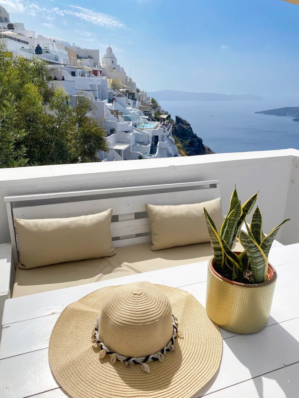 A quiet corner of the terrace